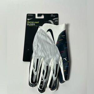Nike Vapor Knit 4.0 Crucial Catch Football Gloves PE DZ5566-110 Mens Size 3XL